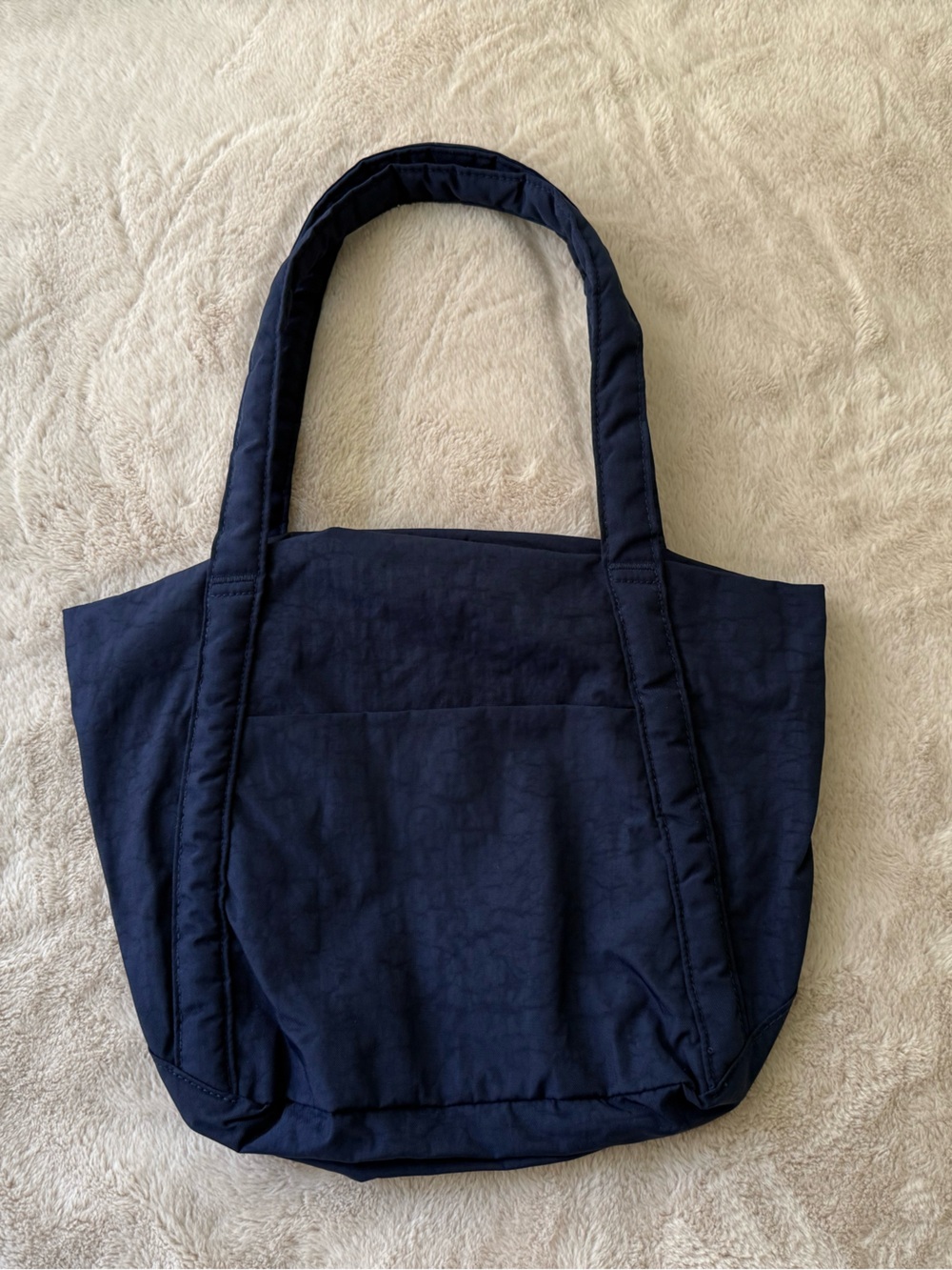 BAGGU Mini Cloud Bag Tote Navy NWOT